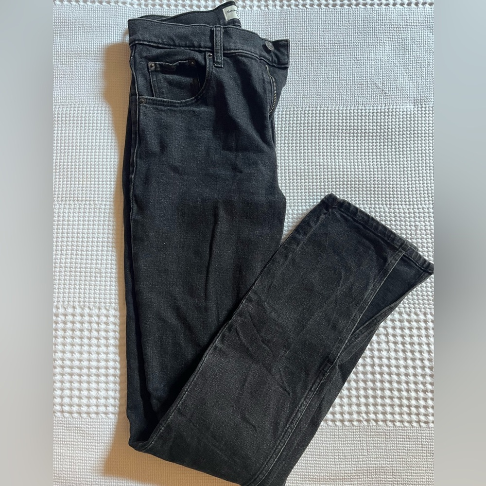 Abercrombie skinny jeans with split hem